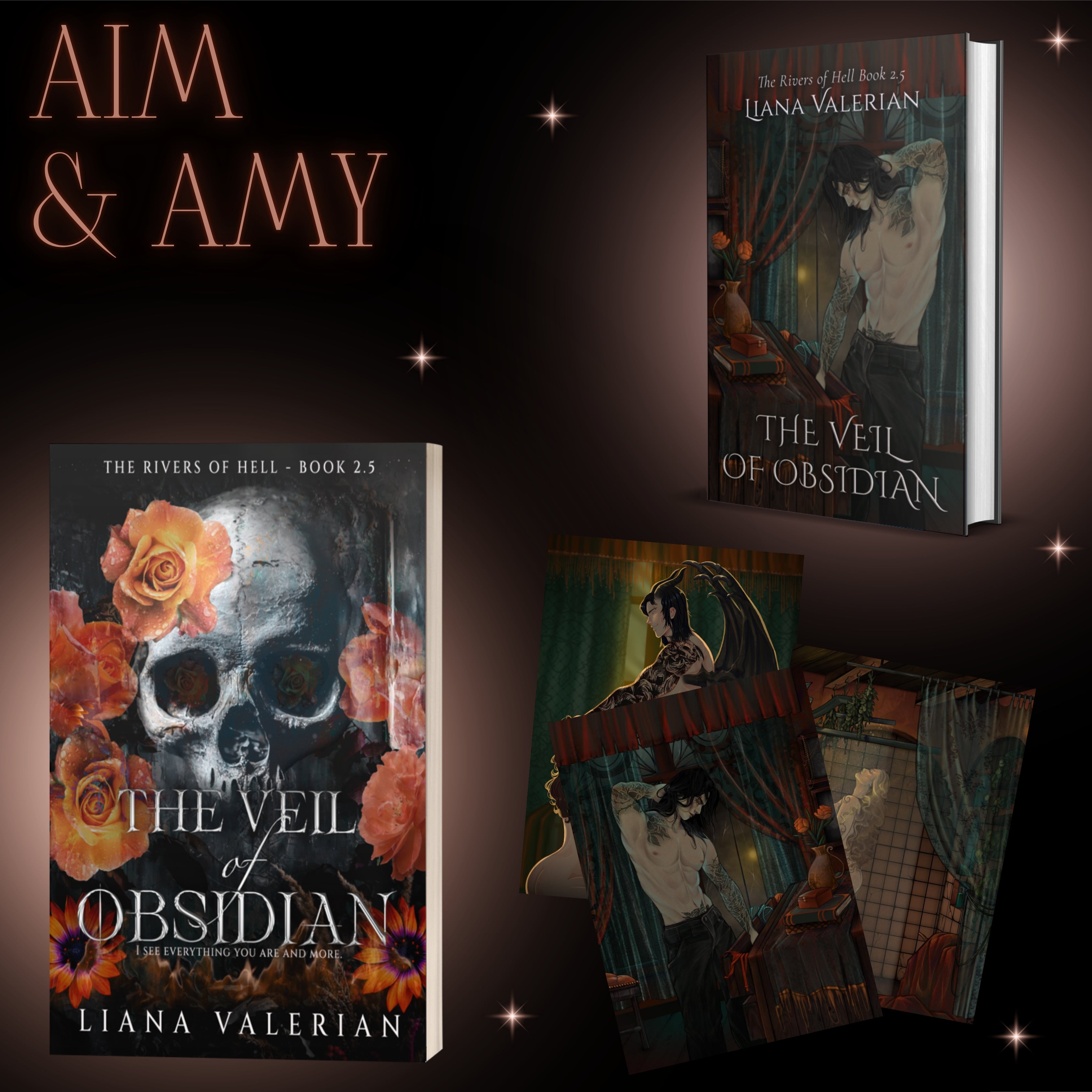 The Veil of Obsidian: Signed Paperback or Hardback